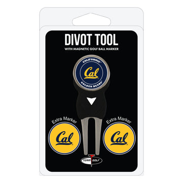 Cal Berkeley Golden Bears Divot Tool + 3 Ball Markers