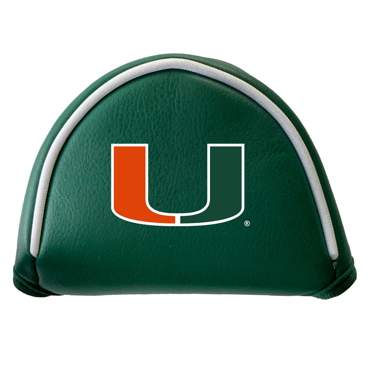 Miami Hurricanes vintage mallet putter color printed golf headcover