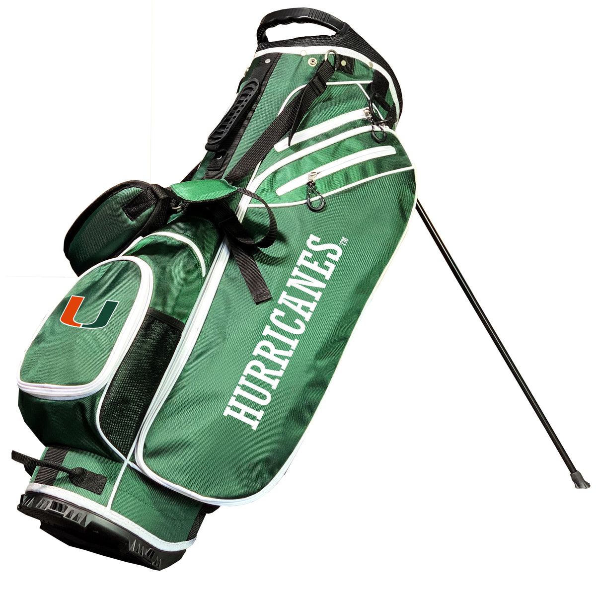 Miami Hurricanes Birdie stand golf bag, Green color