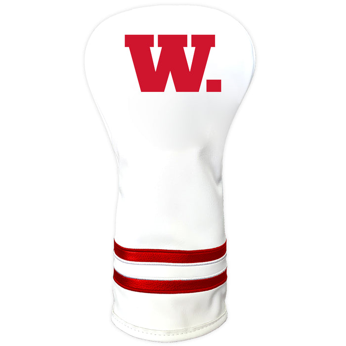 Wabash Little Giants vintage driver white printed golf headcover