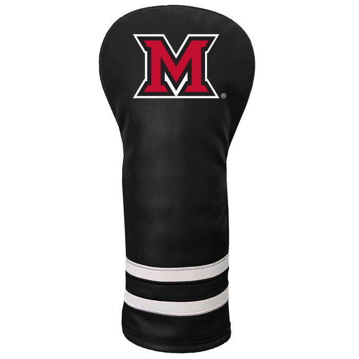 Miami (Ohio) RedHawks vintage fairway color printed golf headcover