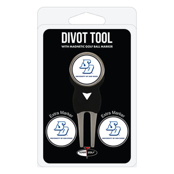 San Diego Toreros Divot Tool + 3 Ball Markers