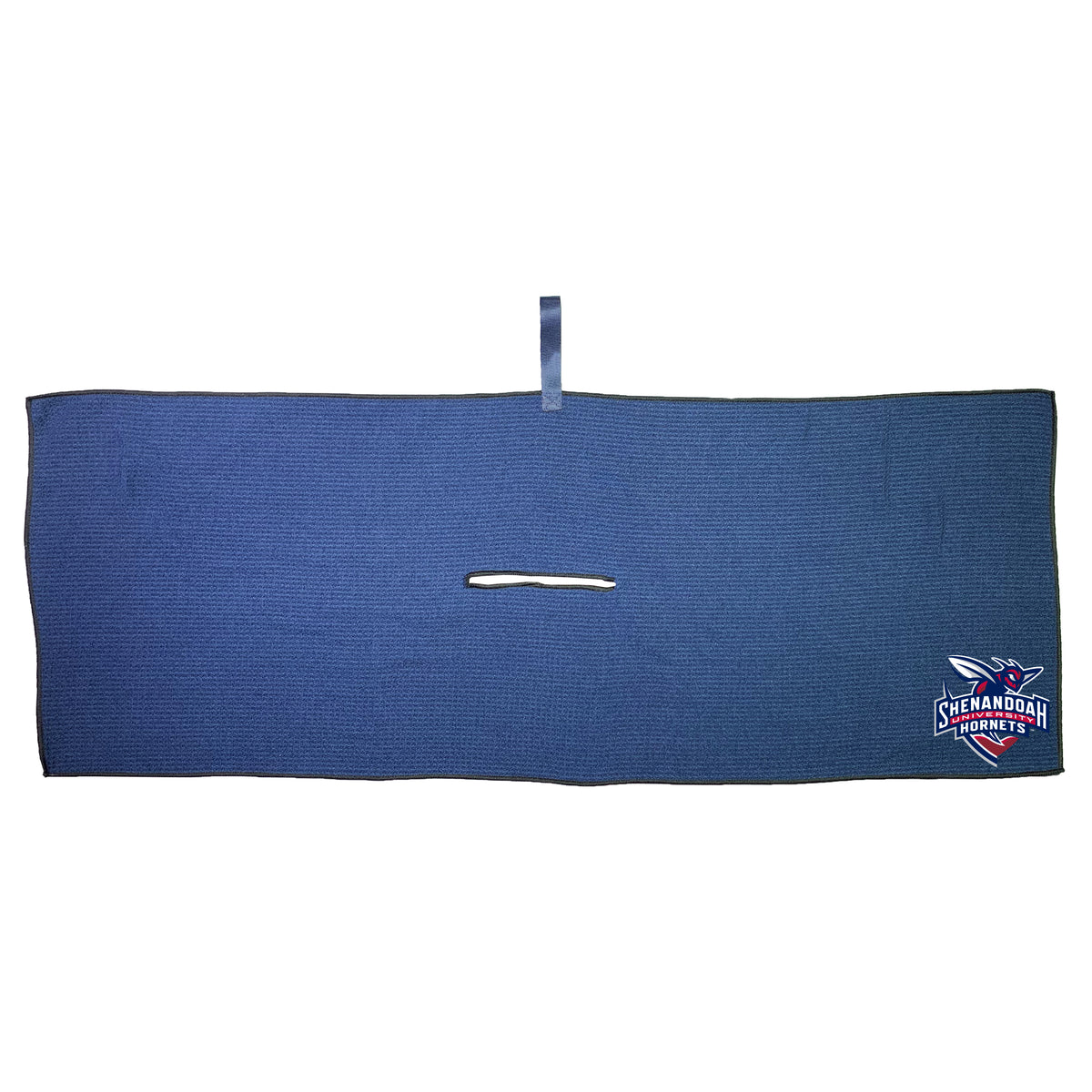 Shenandoah Hornets 16 x 40 microfiber golf towel with team logo