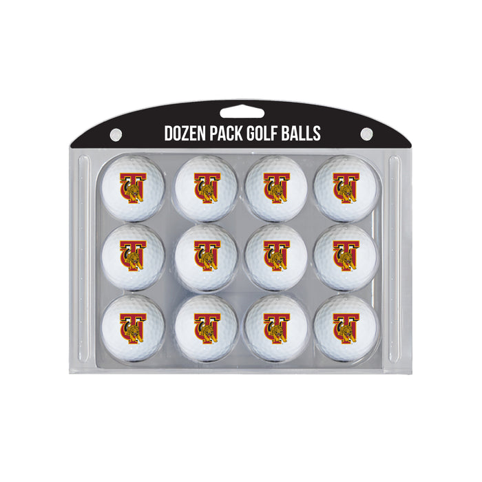 Tuskegee Golden Tigers logo golf balls, 12 pack