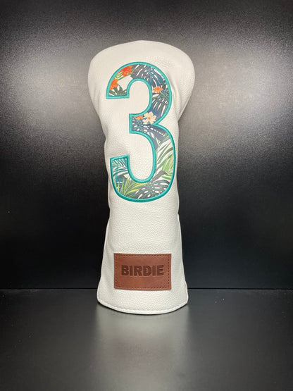 Tropical Floral Print Headcover 2.0