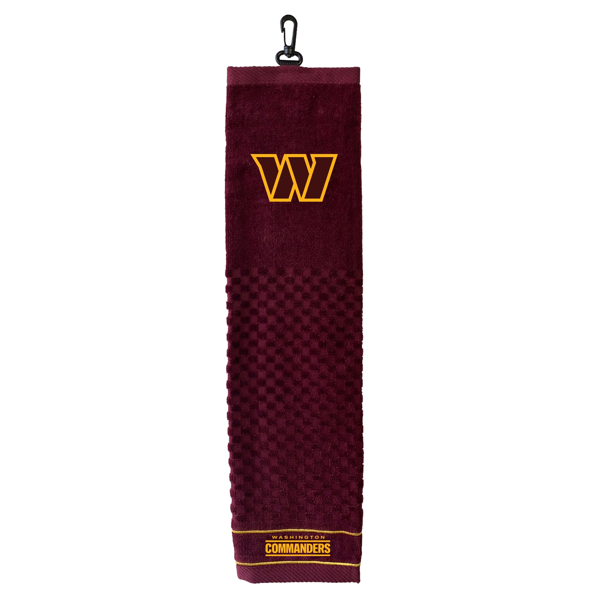 Washington Commanders embroidered golf towel