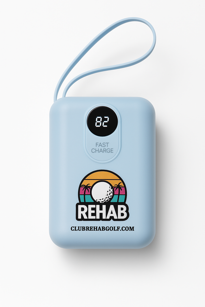 Club Rehab 22.5W / 20W Super Fast Charging Power Bank – Golf Edition