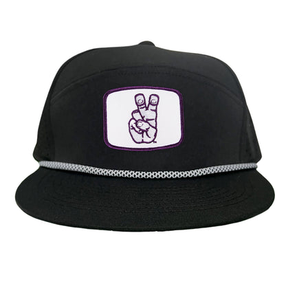 TCU Frog Hand Square Shape / Curved Bill Mesh Snapback / 126 / TCU001
