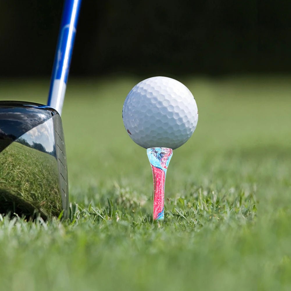 50 - Piece Colorful Bamboo Golf Tees – Because Your Style Deserves a Stable Swing - Club Rehab