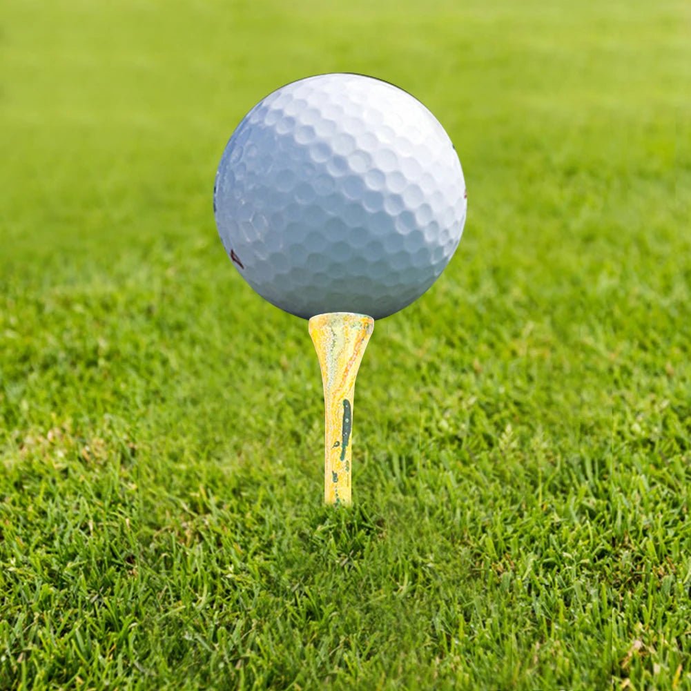 50 - Piece Colorful Bamboo Golf Tees – Because Your Style Deserves a Stable Swing - Club Rehab