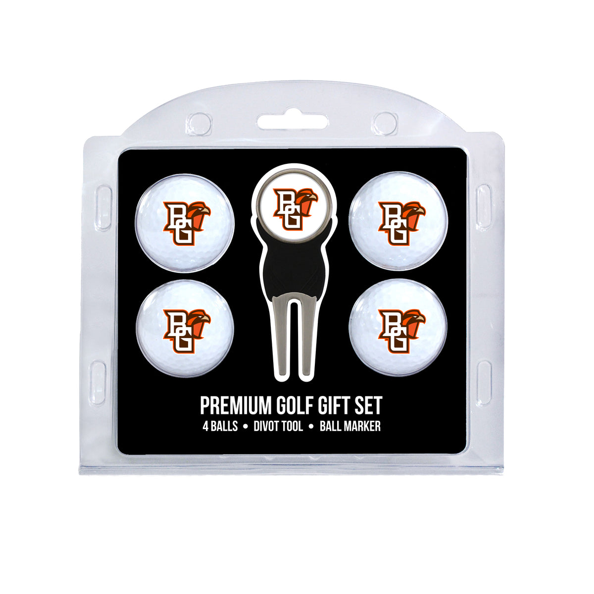 Bowling Green Falcons 4-Ball Golf Gift Set