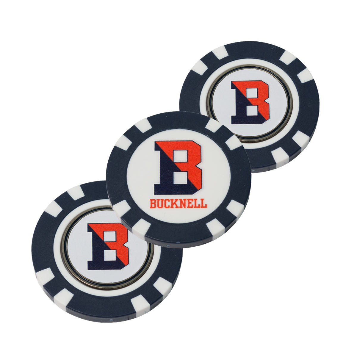 Bucknell Bison Poker Chip Ball Marker