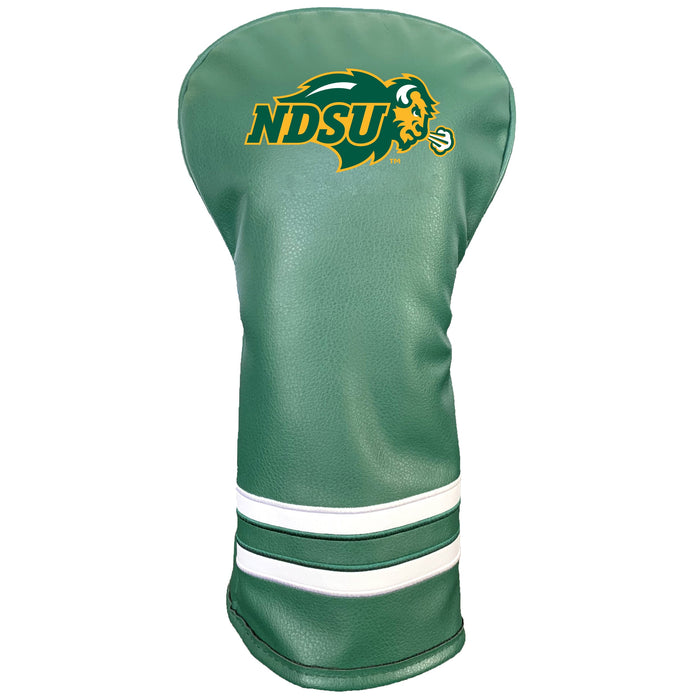 North Dakota State Bison Vintage Color Printed Driver Headcover