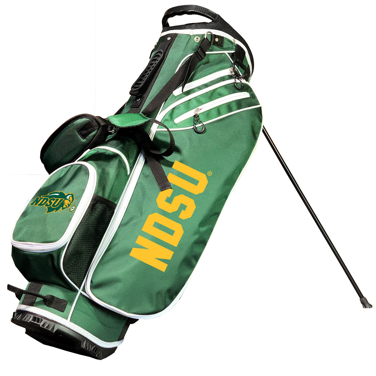 North Dakota State Bison Birdie stand golf bag, Green color