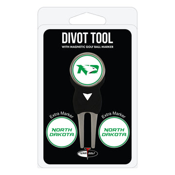 North Dakota Fighting Hawks Pitchgabel + 3 Ballmarker