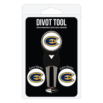 Wisconsin Eau Claire Blugolds Divot Tool + 3 Ball Markers