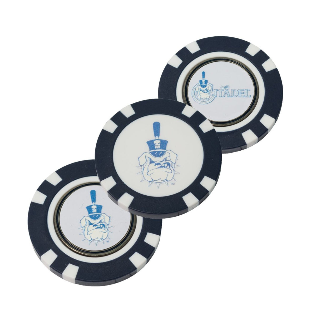 The Citadel Bulldogs poker chip