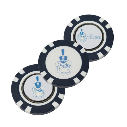 The Citadel Bulldogs poker chip