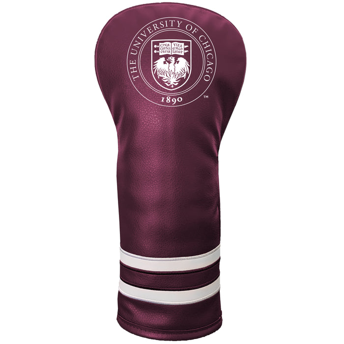 Chicago Maroons vintage fairway color printed golf headcover