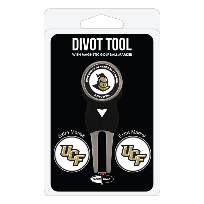 UCF Knights divot repair tool and three ball markers