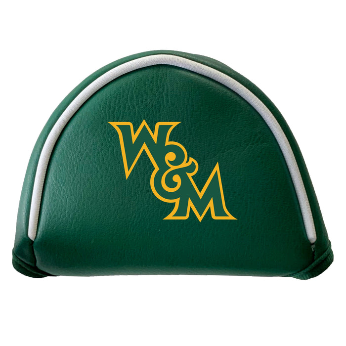 William & Mary Tribe Vintage Color Printed Mallet Putter Headcover