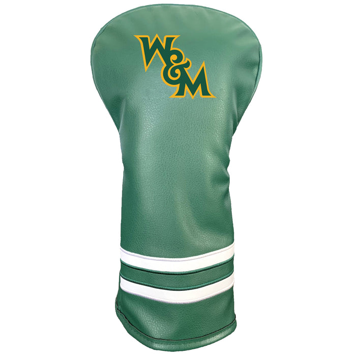William & Mary Tribe Vintage Color Printed Driver Headcover