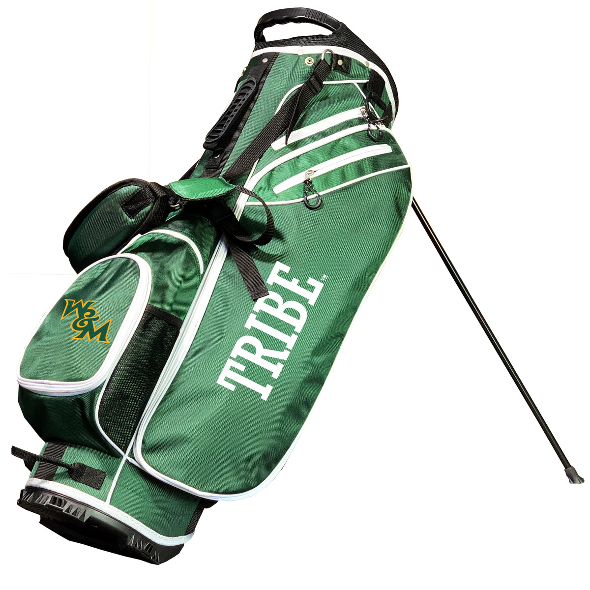 William & Mary Tribe Birdie stand golf bag, Green color