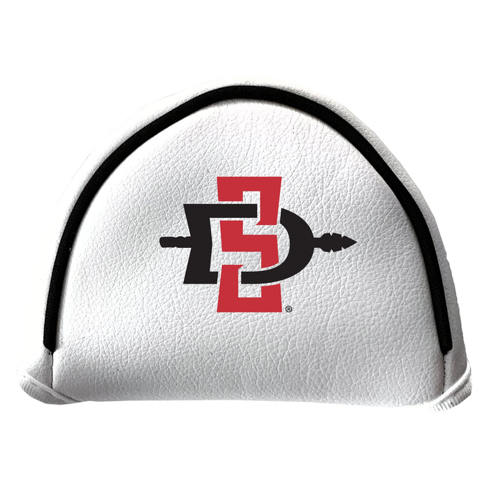 San Diego State Aztecs Vintage White Printed Mallet Putter Headcover