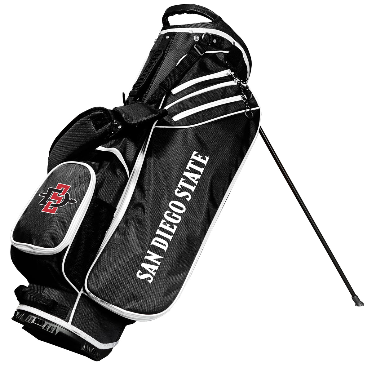 San Diego State Aztecs Birdie stand golf bag, Black color