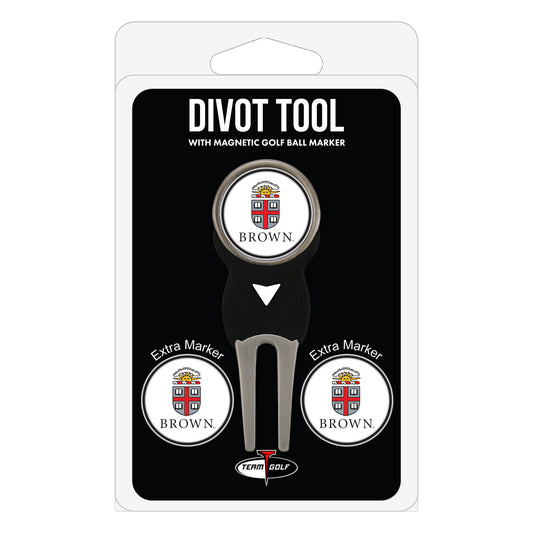 Brown Bears divot repair tool and three ball markers
