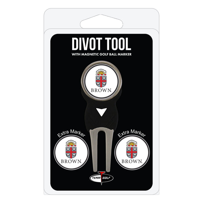 Brown Bears divot repair tool and three ball markers