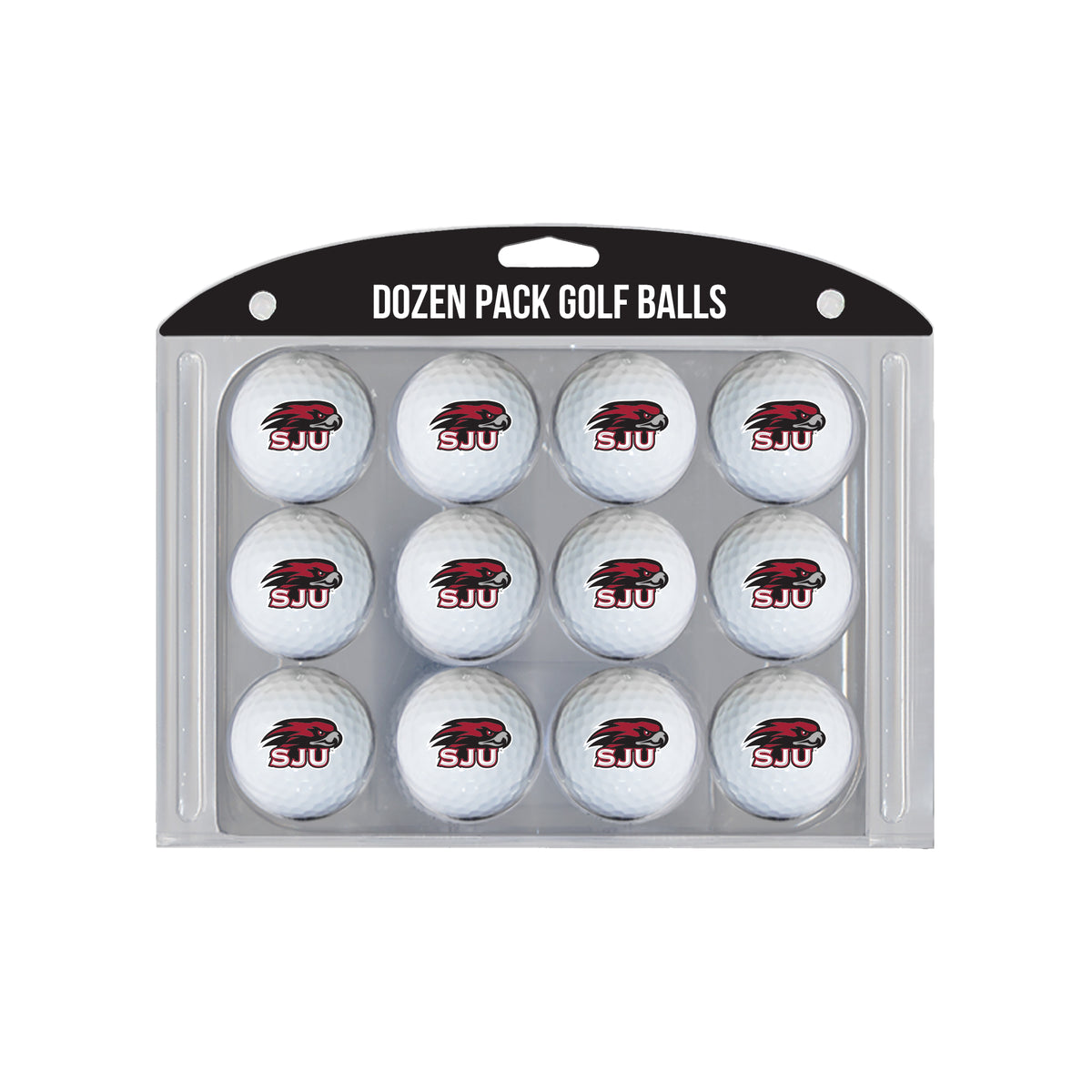 Saint Joseph's Hawks logo golf balls, 12 pack