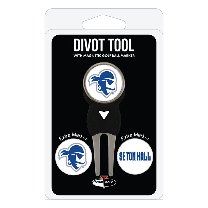 Seton Hall Pirates divot repair tool and three ball markers
