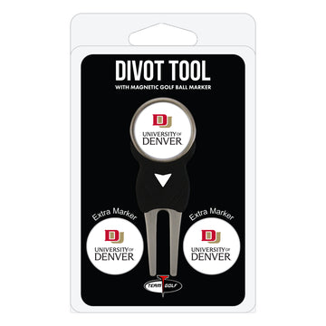 Denver Pioneers Divot Tool + 3 Ball Markers