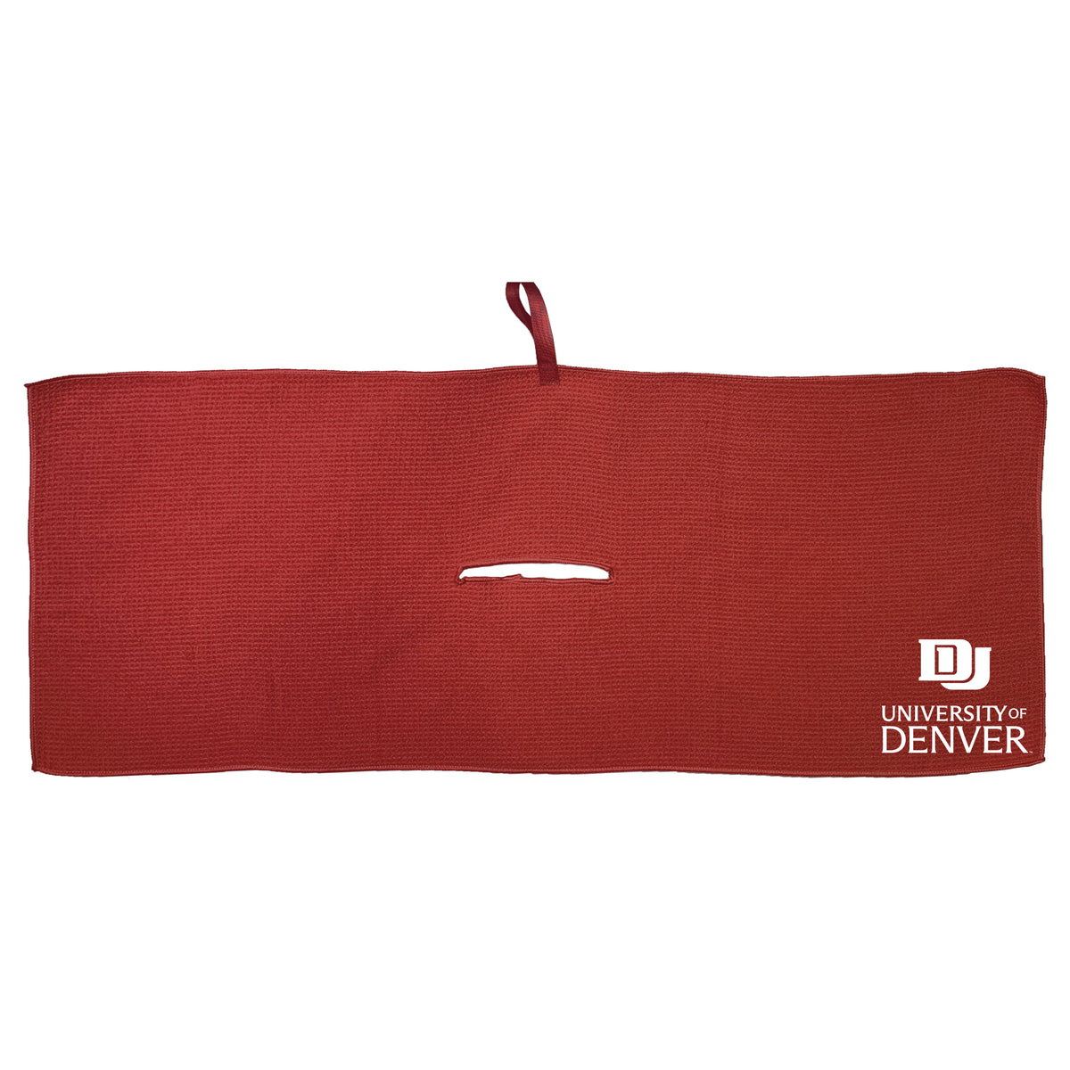Denver Pioneers 16 x 40 microfiber golf towel with team logo