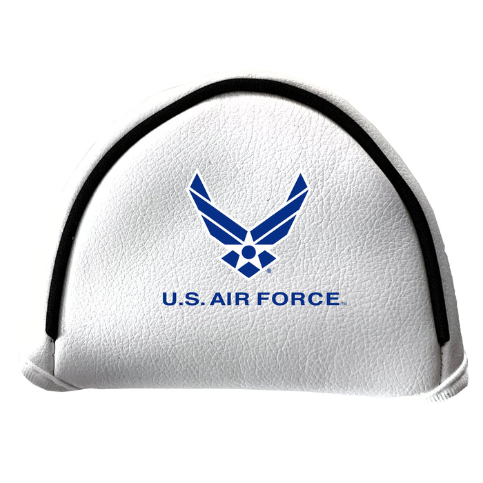 U.S. Air Force Vintage White Printed Mallet Putter Headcover