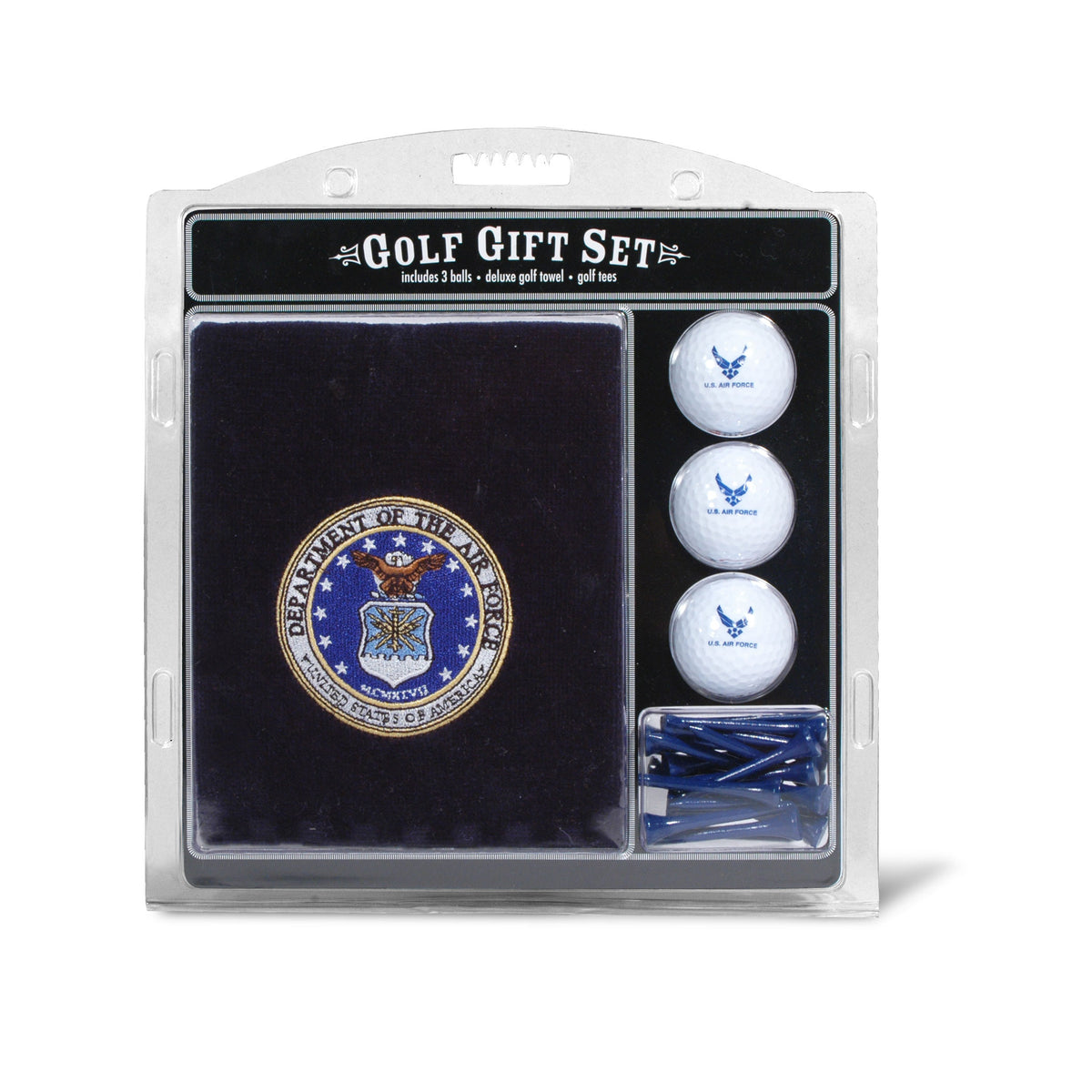 U.S. Air Force Embroidered Towel Golf Gift Set