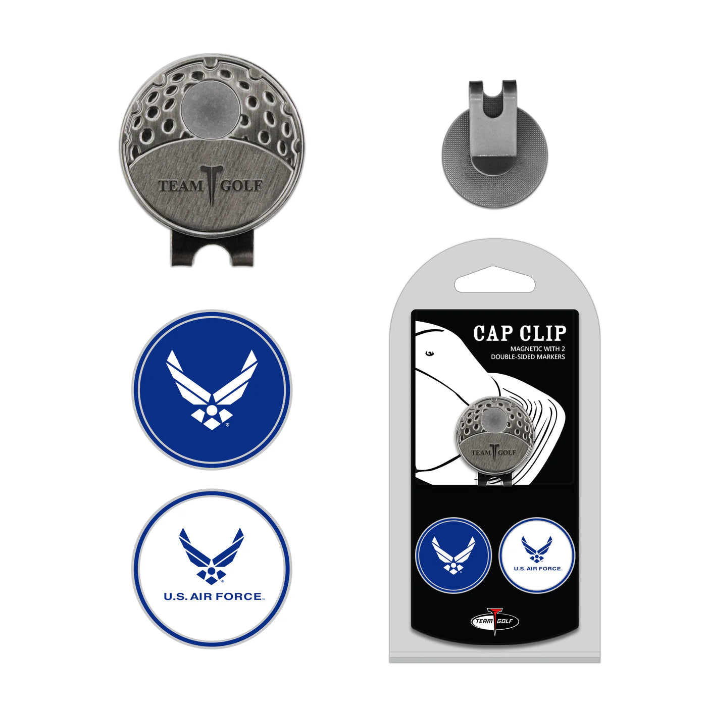 U.S. Military Hat Clip with Double-Sided Ball Markers