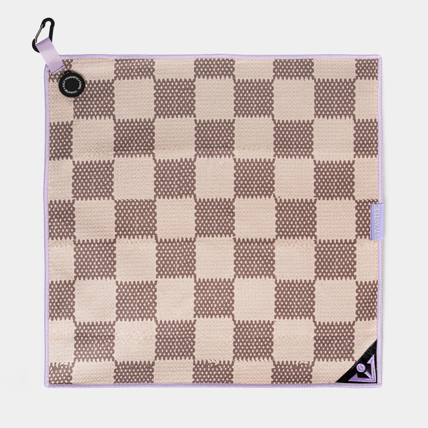 5th Ave Fabric | Checkered Magnetic Golf Towel - Club Rehab