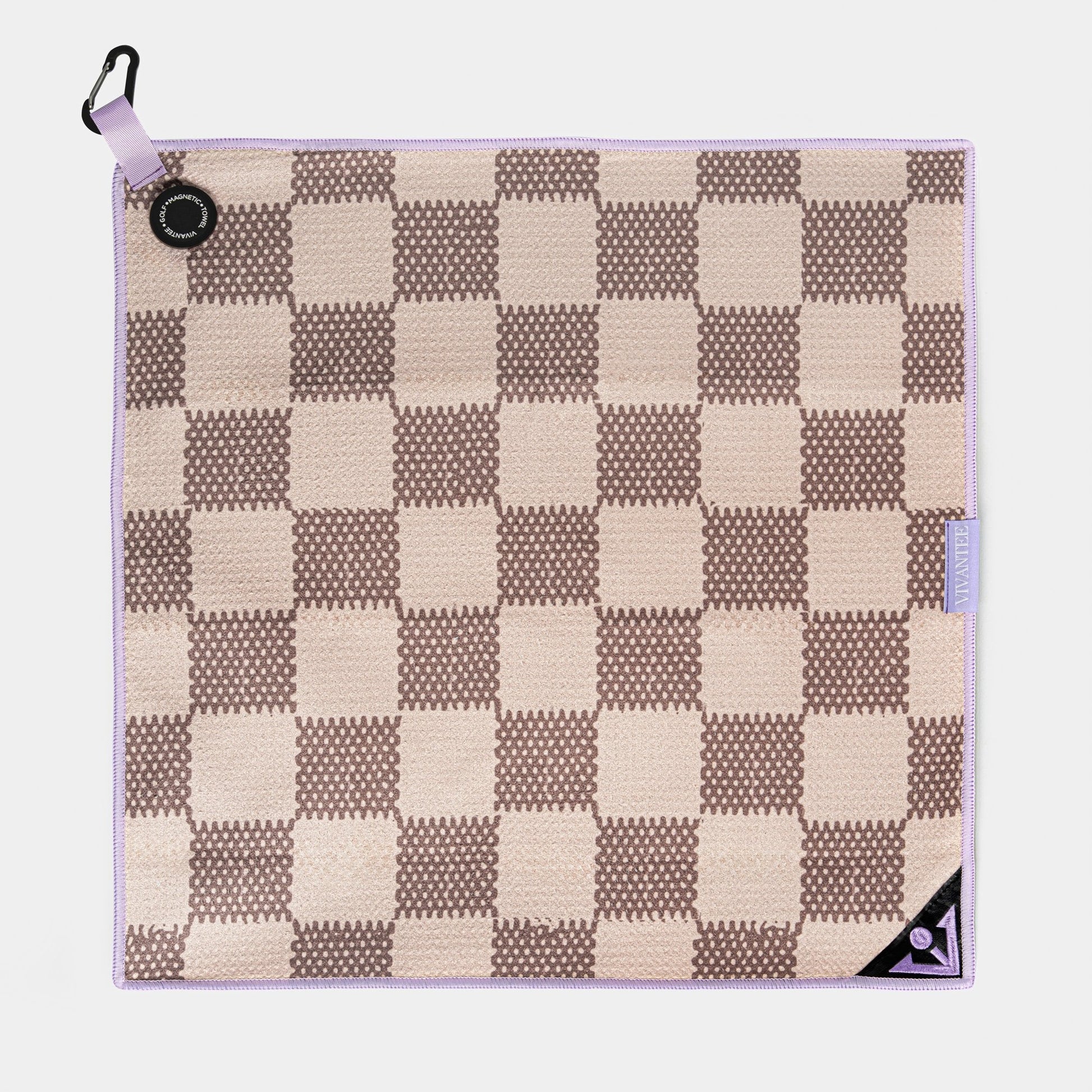 5th Ave Fabric | Checkered Magnetic Golf Towel - Club Rehab