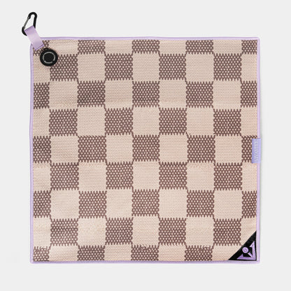 5th Ave Fabric | Checkered Magnetic Golf Towel - Club Rehab