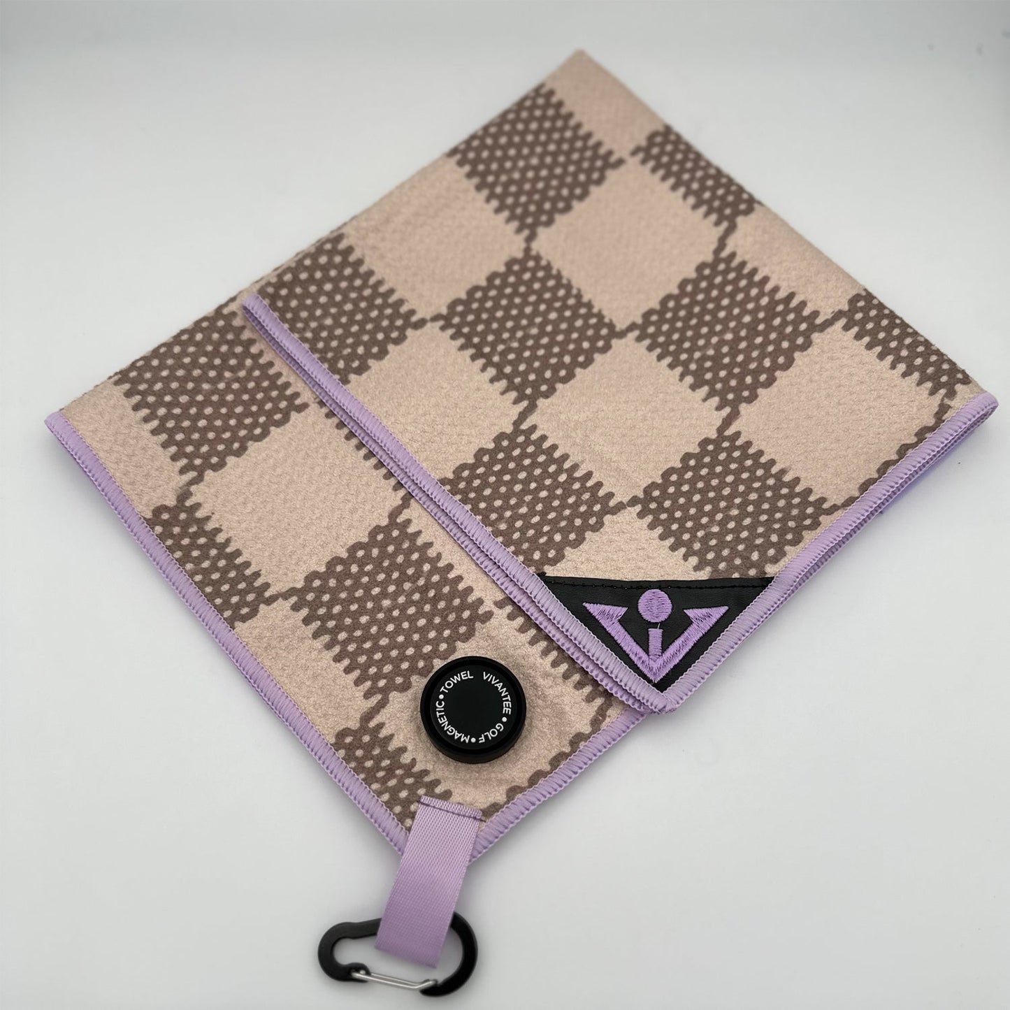 5th Ave Fabric | Checkered Magnetic Golf Towel - Club Rehab