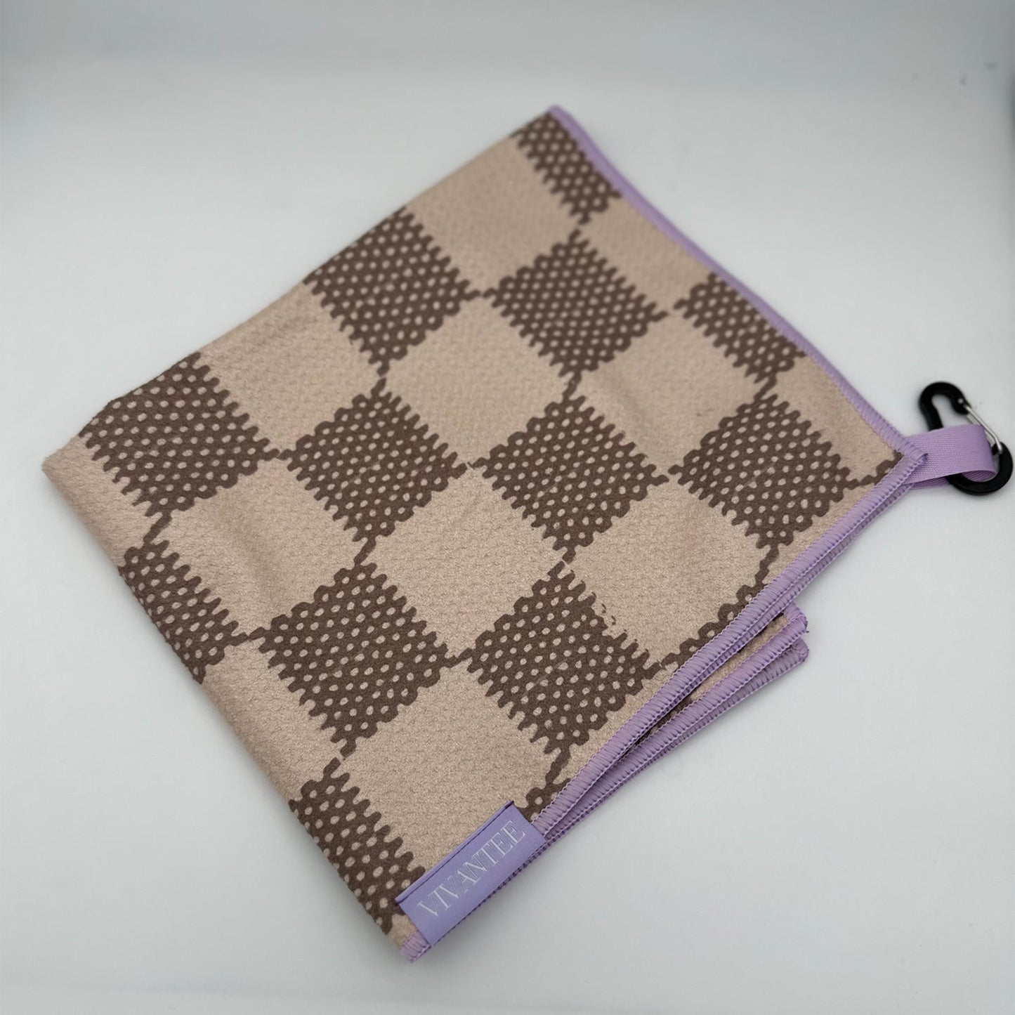 5th Ave Fabric | Checkered Magnetic Golf Towel - Club Rehab