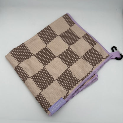 5th Ave Fabric | Checkered Magnetic Golf Towel - Club Rehab