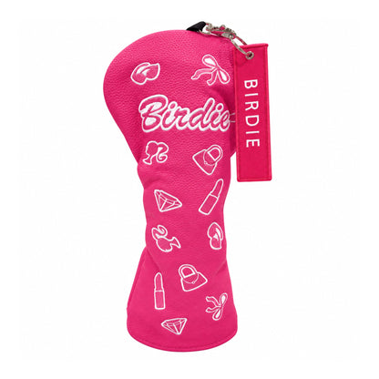 Pink Birdie Headcovers - Driver - Front