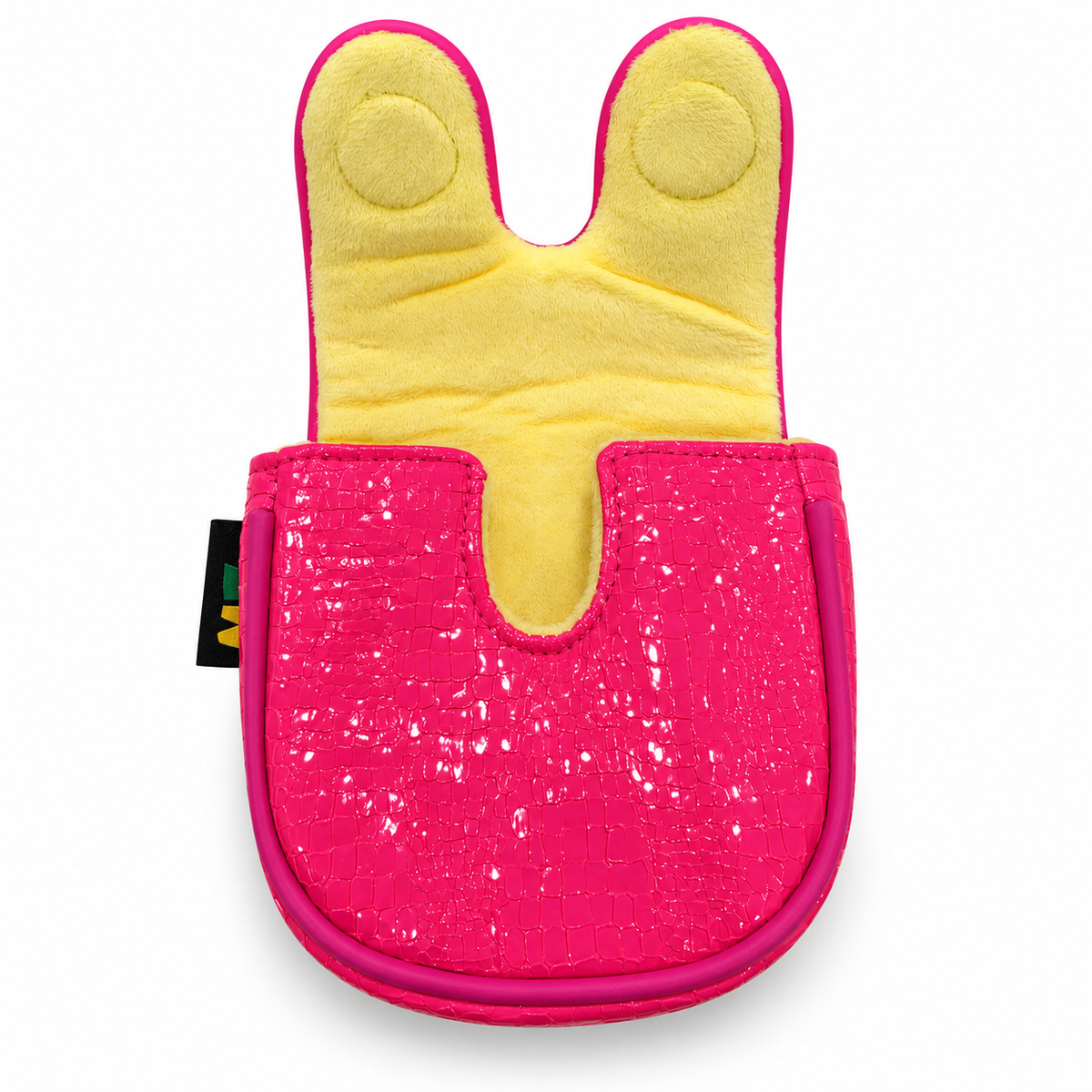 Pink & Yellow Stripe DF3 Center-Shaft Mallet Putter Cover - view 4
