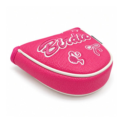 Pink Birdie Headcovers - Mallet - Angle