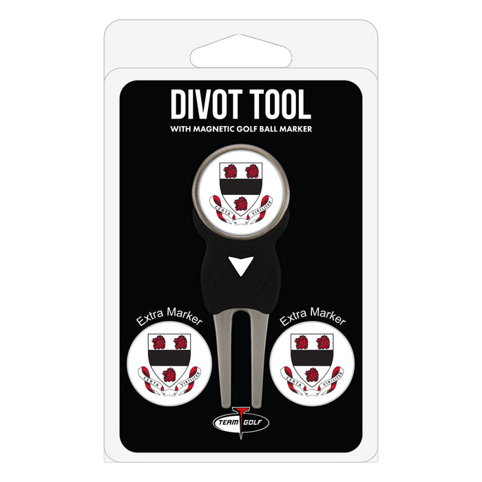 Pomfret Griffins divot repair tool and three ball markers