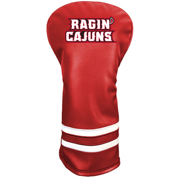 Vintage Driver-Schlägerhaube mit Farbdruck der Louisiana Ragin' Cajuns