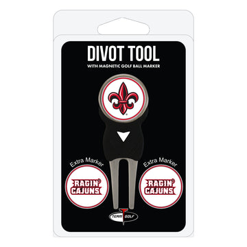 Louisiana Ragin' Cajuns Pitchgabel + 3 Ballmarker